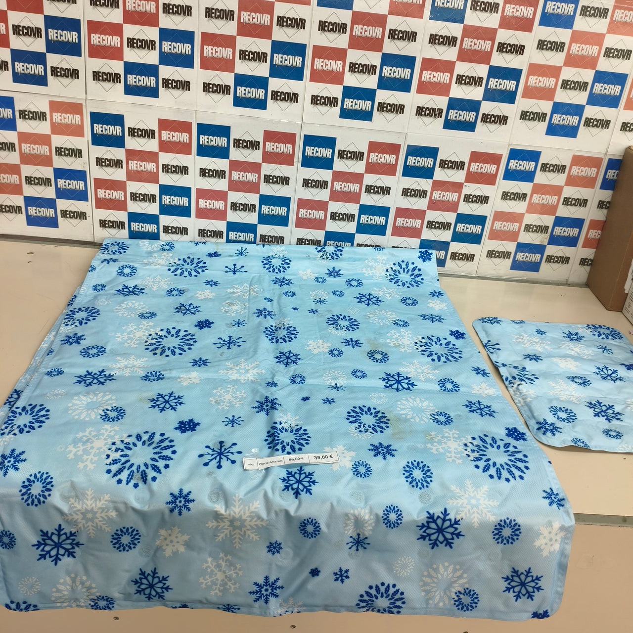 Alfombrilla de gel refrigerante con almohada, 170 x 70 cm
