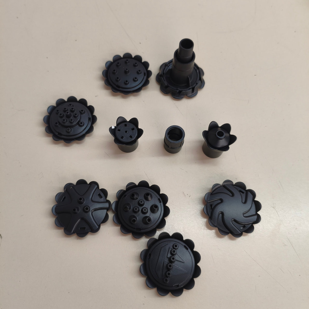 AISITIN Bomba Solar 10 W con 21 Boquillas DIY