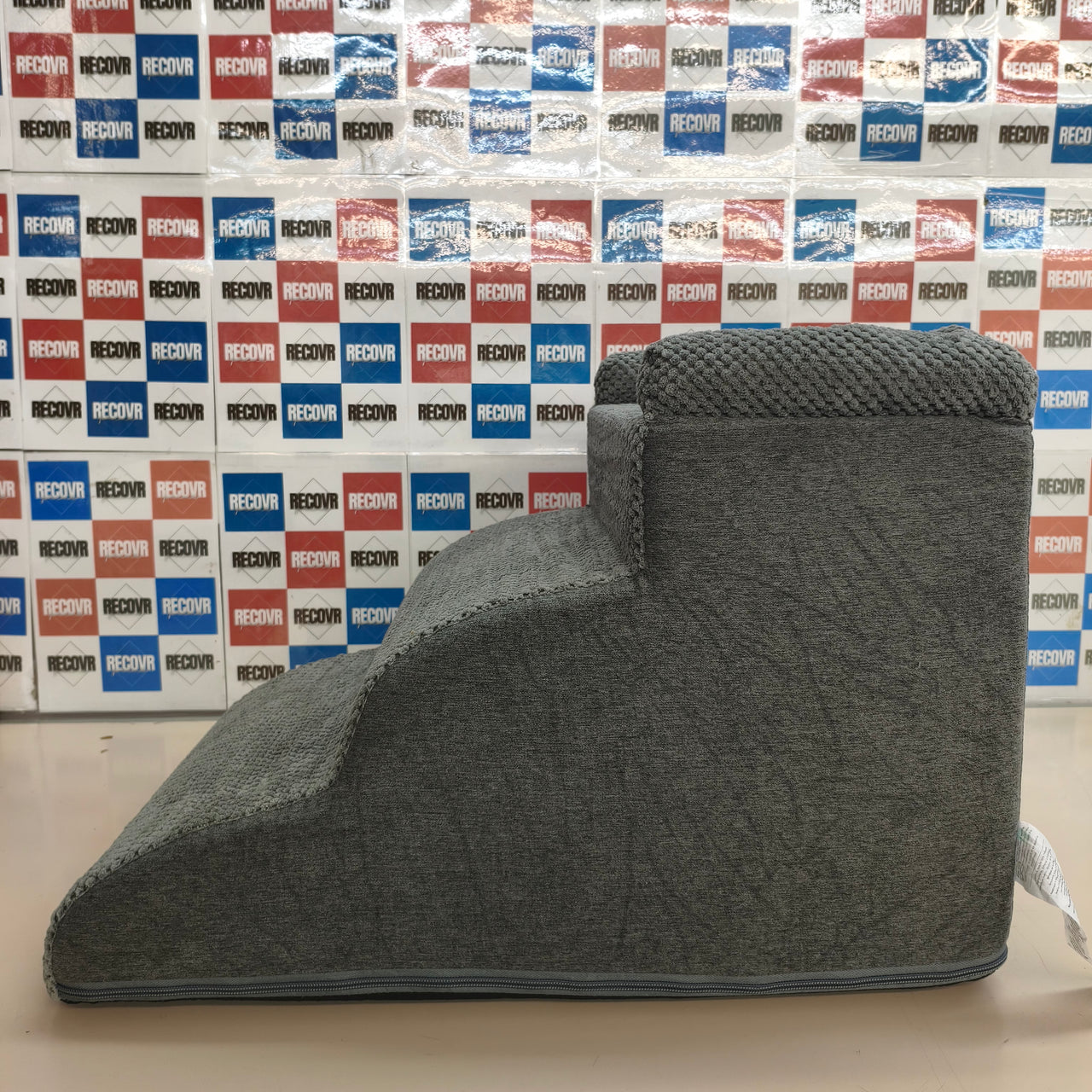 EHEYCIGA, escalera para perros de 3 peldaños, gris