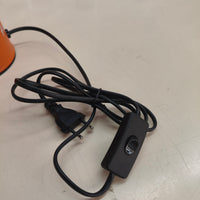 Fisura, lámpara de lava naranja con bombilla de repuesto