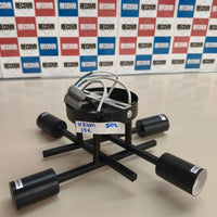 Comley, lámpara colgante LED de 4 luces E27 vintage