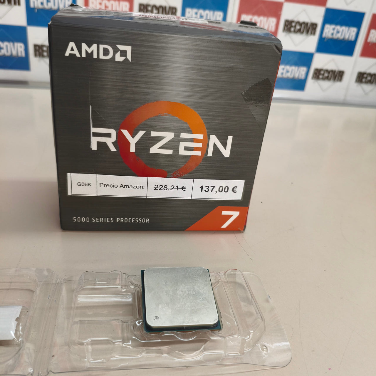 AMD Ryzen 7 5800X, procesador 8 núcleos/16 hilos AM4