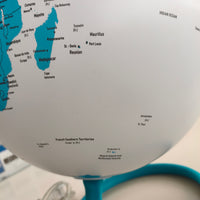 Tecnodidattica Atmosphere Evolve Velvet Zafiro, globo terráqueo con luz, 30 cm