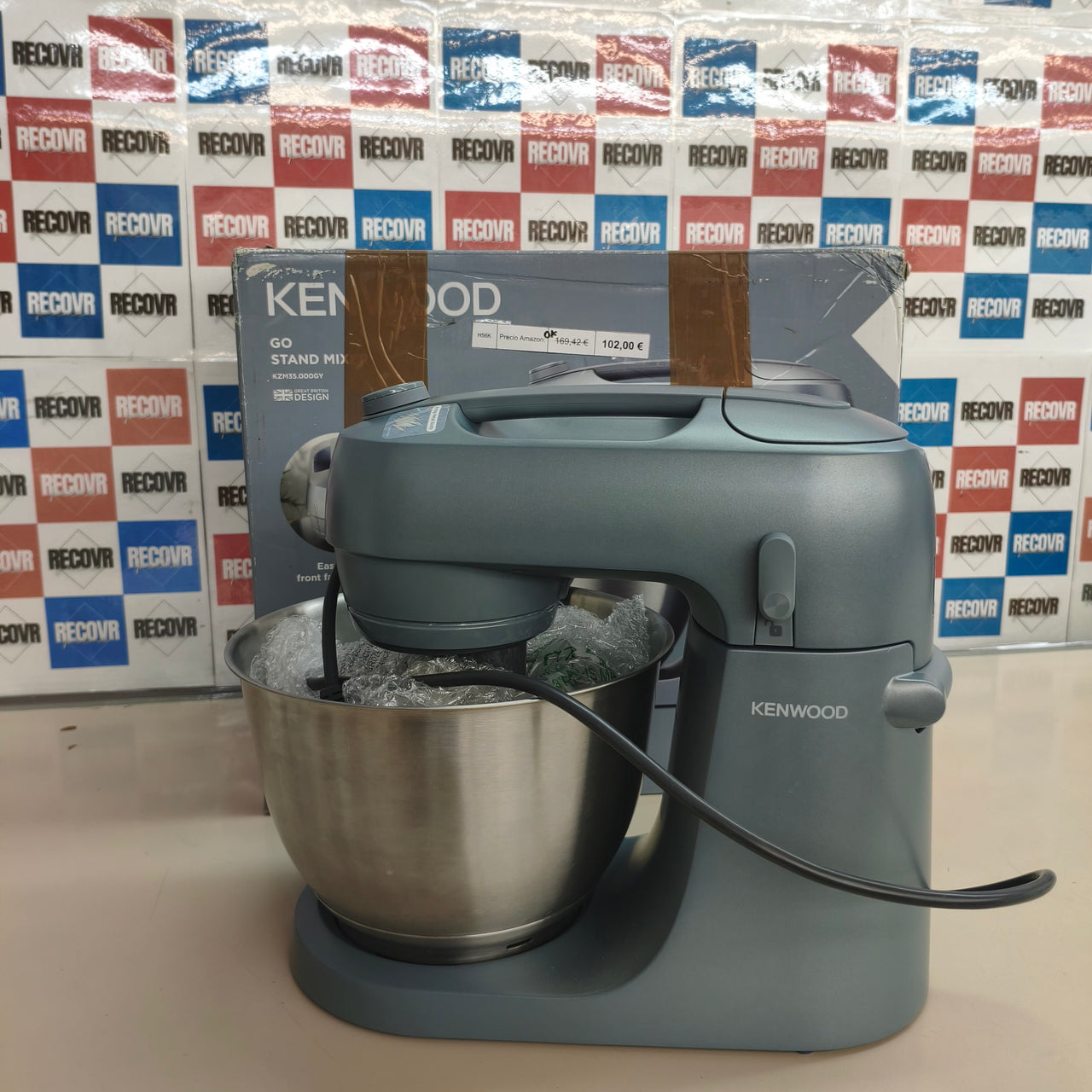 Kenwood Go KZM35, amasadora compacta con bol de 4L y 800 W