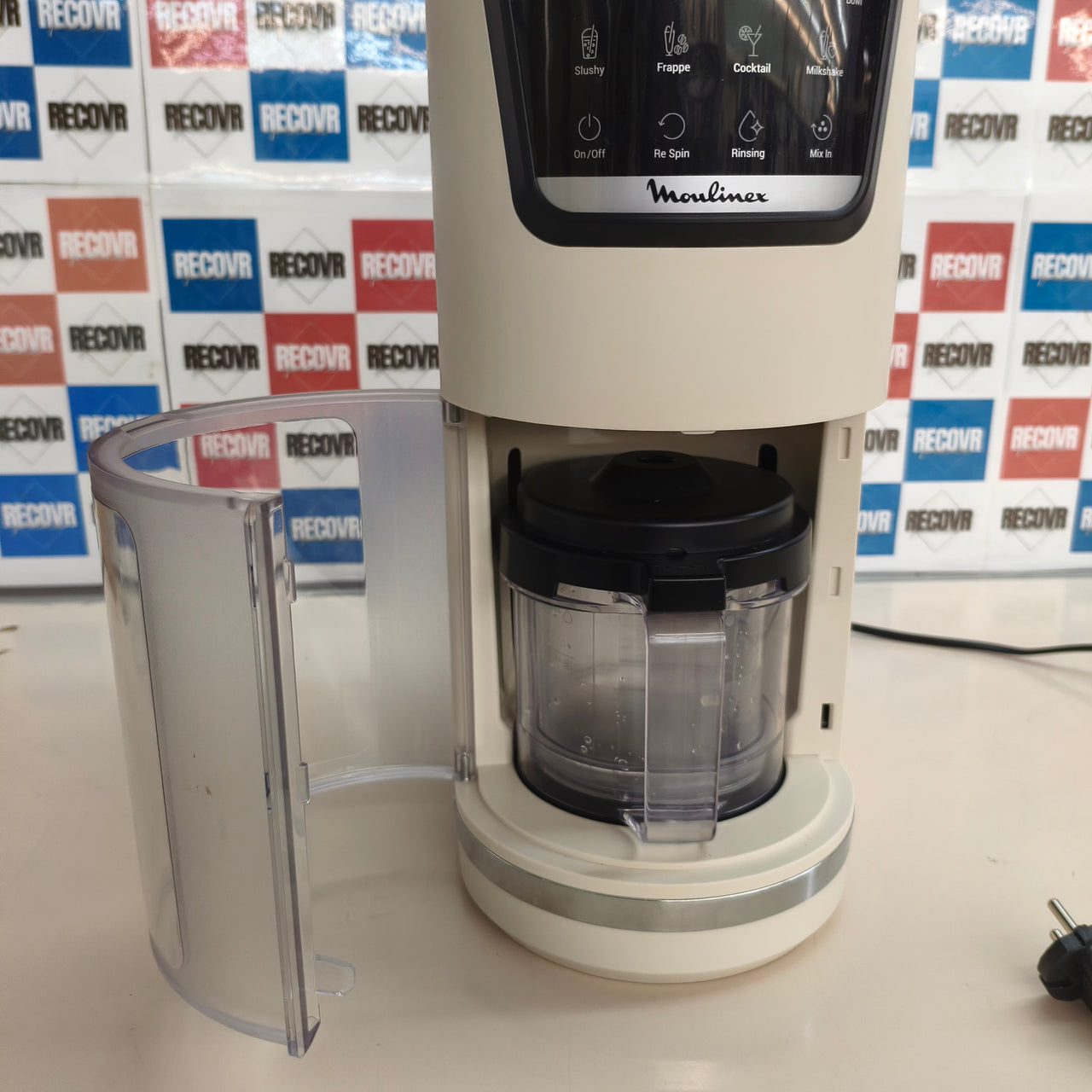 Moulinex Dolci, heladera con 10 programas en 1, blanca