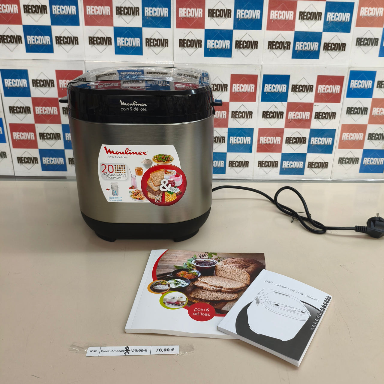 Moulinex Pain & Délices: 20 programas para pan, masas y dulces caseros