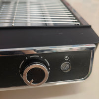 Nilson Life Tostador Plano de Pan, Horizontal, 1000 W, 6 Niveles de Tostado, Control Manual, Temporizador Digital, Tuesta y Cancela, Bandeja Recogemigas, Fácil Limpieza, NTS1000FL4, cable 75 cm, Inox