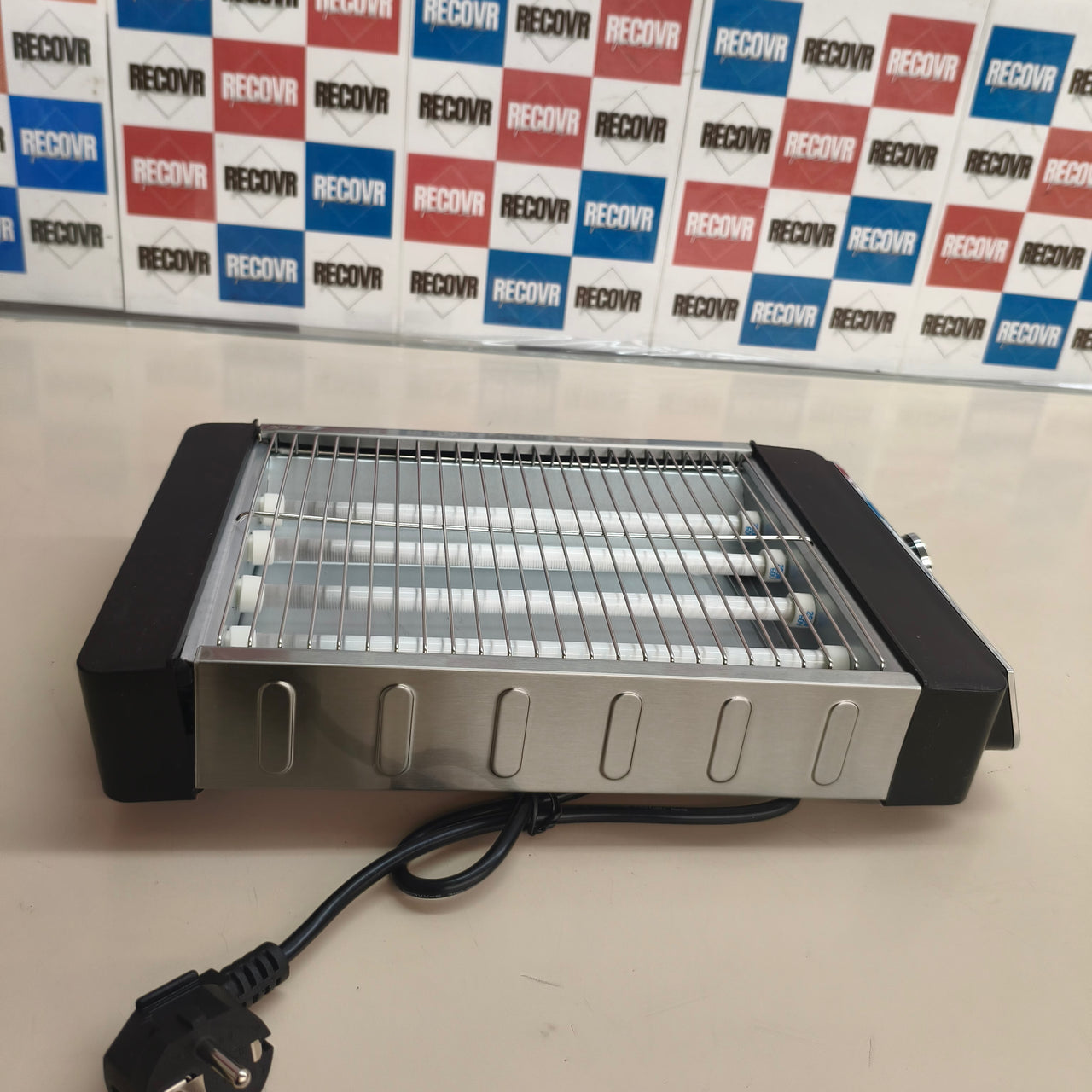 Nilson Life Tostador Plano de Pan, Horizontal, 1000 W, 6 Niveles de Tostado, Control Manual, Temporizador Digital, Tuesta y Cancela, Bandeja Recogemigas, Fácil Limpieza, NTS1000FL4, cable 75 cm, Inox