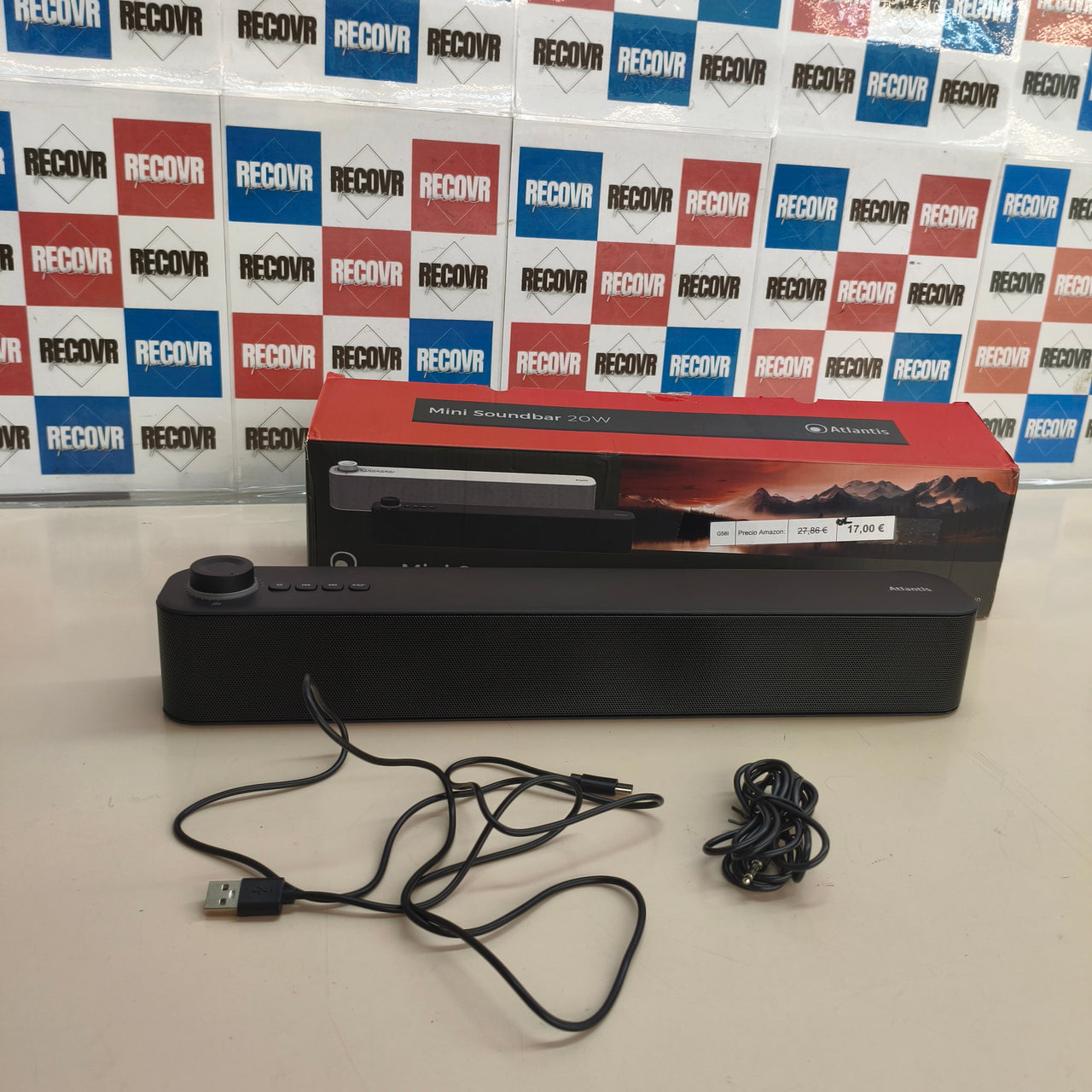 Atlantis: soundbar de 20 W con Bluetooth 5.3 y radio FM