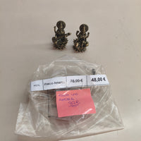 UGRA: estatuas de latón de dioses hindúes (Lakshmi, Ganesha, Saraswati), 5 cm
