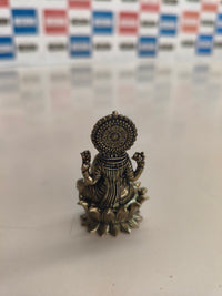 UGRA: estatuas de latón de dioses hindúes (Lakshmi, Ganesha, Saraswati), 5 cm