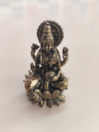 UGRA: estatuas de latón de dioses hindúes (Lakshmi, Ganesha, Saraswati), 5 cm