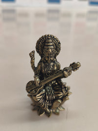 UGRA: estatuas de latón de dioses hindúes (Lakshmi, Ganesha, Saraswati), 5 cm