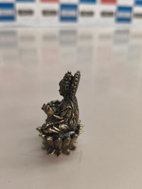 UGRA: estatuas de latón de dioses hindúes (Lakshmi, Ganesha, Saraswati), 5 cm