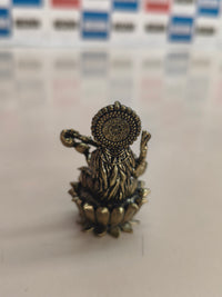 UGRA: estatuas de latón de dioses hindúes (Lakshmi, Ganesha, Saraswati), 5 cm