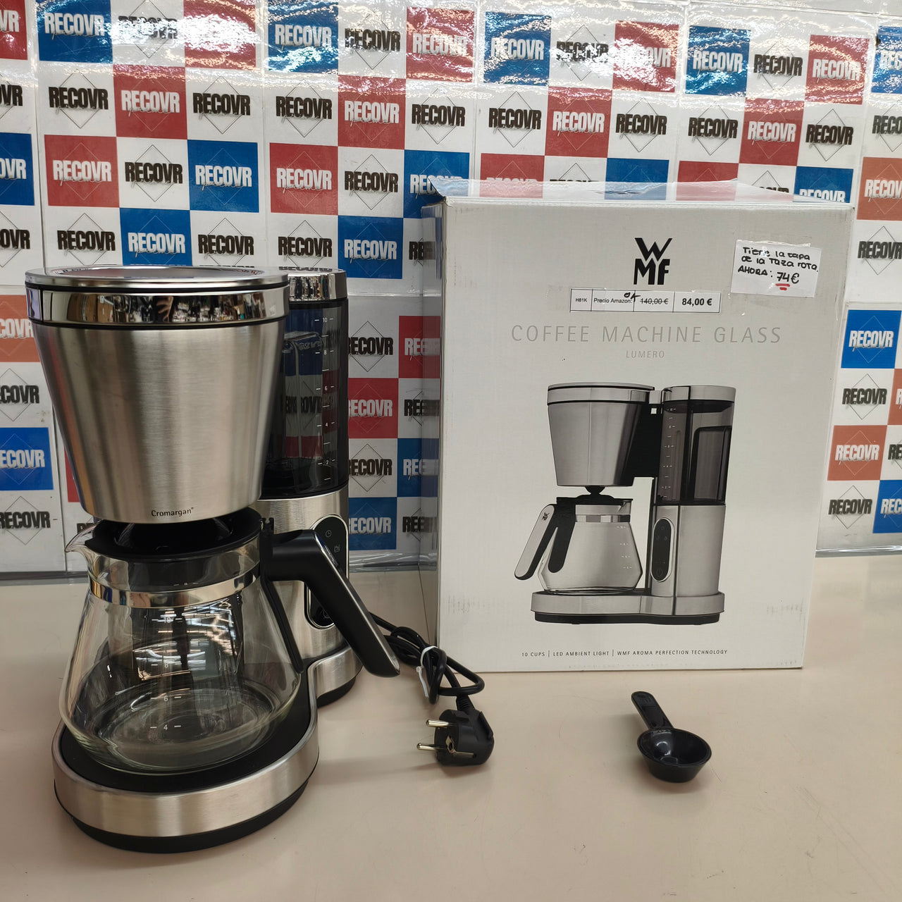 WMF Lumero: cafetera de filtro para 10 tazas con temporizador