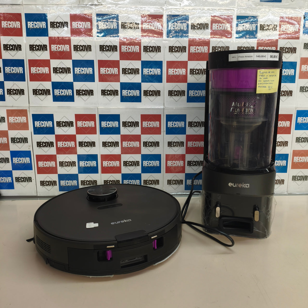 EUREKA NERE10s: robot aspirador y fregasuelos con vaciado automático y LiDAR