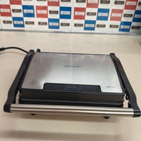 Cecotec Grelha Elétrica Rock'Ngrill 1500 Rapid, 1500 W, Revestimento de Pedra Rockstone, Placa Superior Ajustável em Altura, Bandeja Coletora de Gordura, 12,4X30,8X33,2 Cm