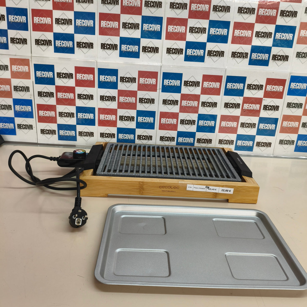 Cecotec Tasty&Grill 2000: plancha eléctrica de 2000 W con estructura de bambú