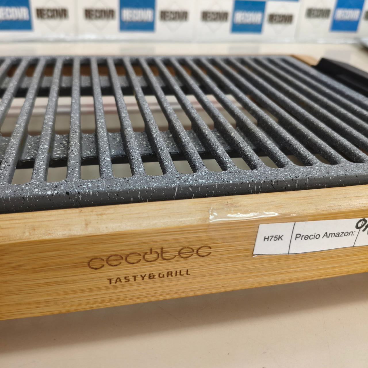 Cecotec Tasty&Grill 2000: plancha eléctrica de 2000 W con estructura de bambú