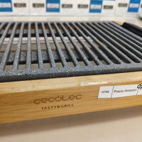 Cecotec Tasty&Grill 2000: plancha eléctrica de 2000 W con estructura de bambú