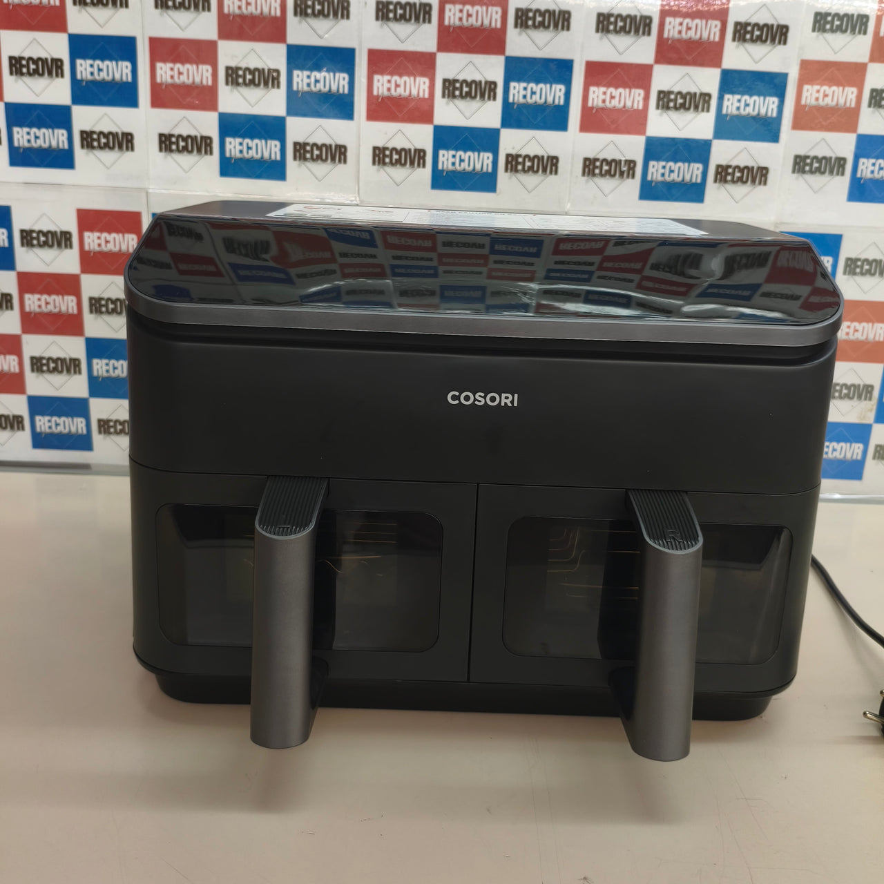 Cosori Freidora de Aire 8,5L: doble cesta con ventana y 10 funciones