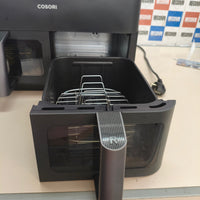 Cosori Freidora de Aire 8,5L: doble cesta con ventana y 10 funciones