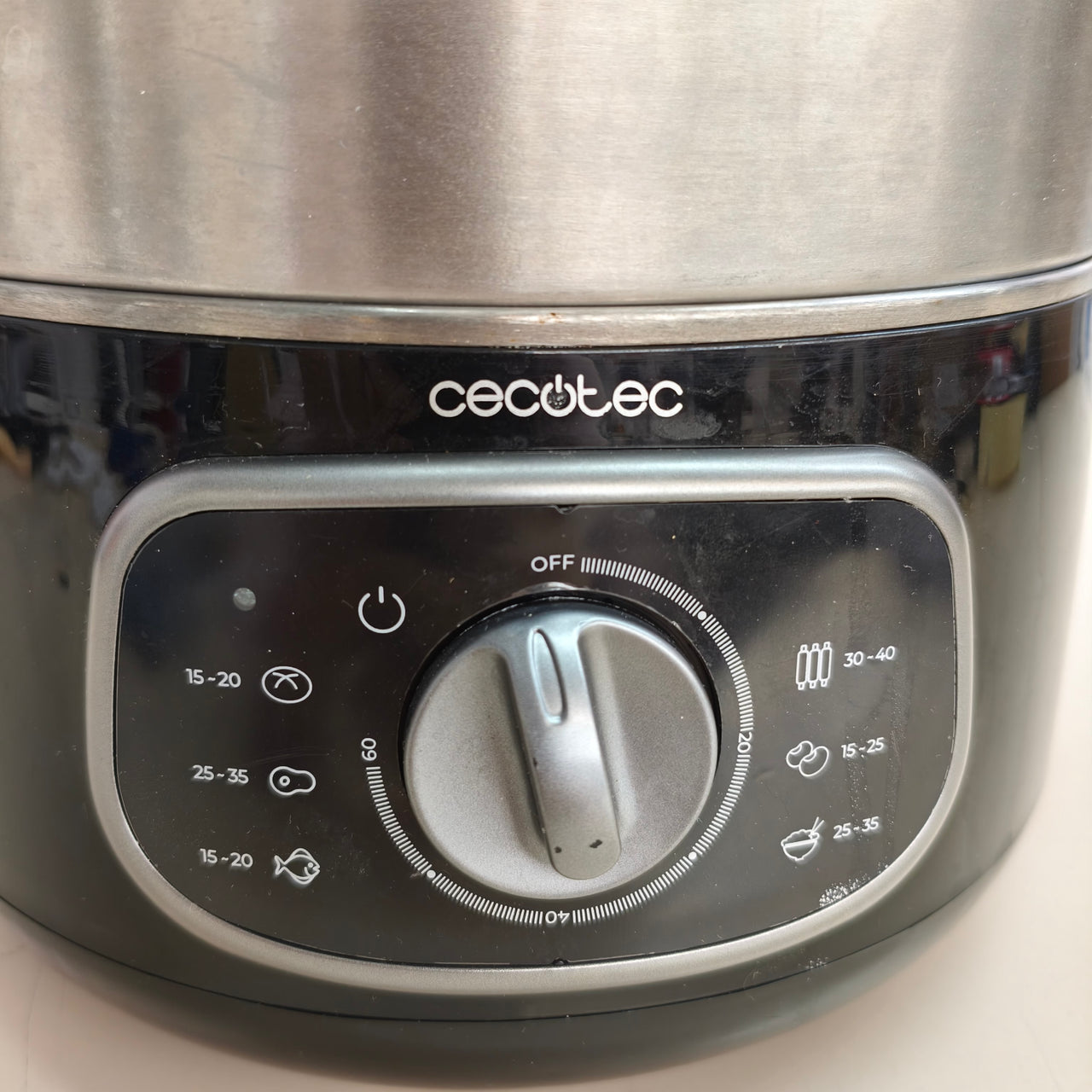 Cecotec Vapovita 10L Steelpot: vaporera eléctrica de 1300 W con recipientes de acero inoxidable