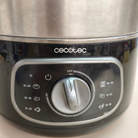 Cecotec Vapovita 10L Steelpot: vaporera eléctrica de 1300 W con recipientes de acero inoxidable