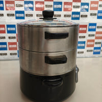 Cecotec Vapovita 10L Steelpot: vaporera eléctrica de 1300 W con recipientes de acero inoxidable