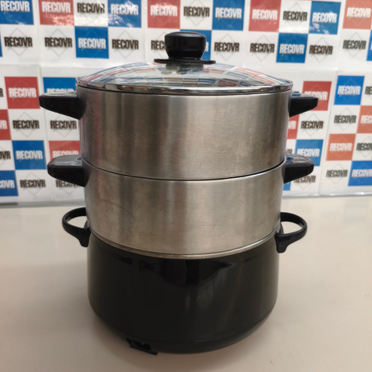 Cecotec Vapovita 10L Steelpot: vaporera eléctrica de 1300 W con recipientes de acero inoxidable