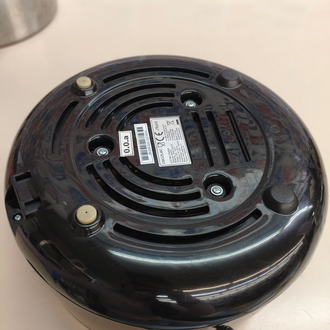Cecotec Vapovita 10L Steelpot: vaporera eléctrica de 1300 W con recipientes de acero inoxidable
