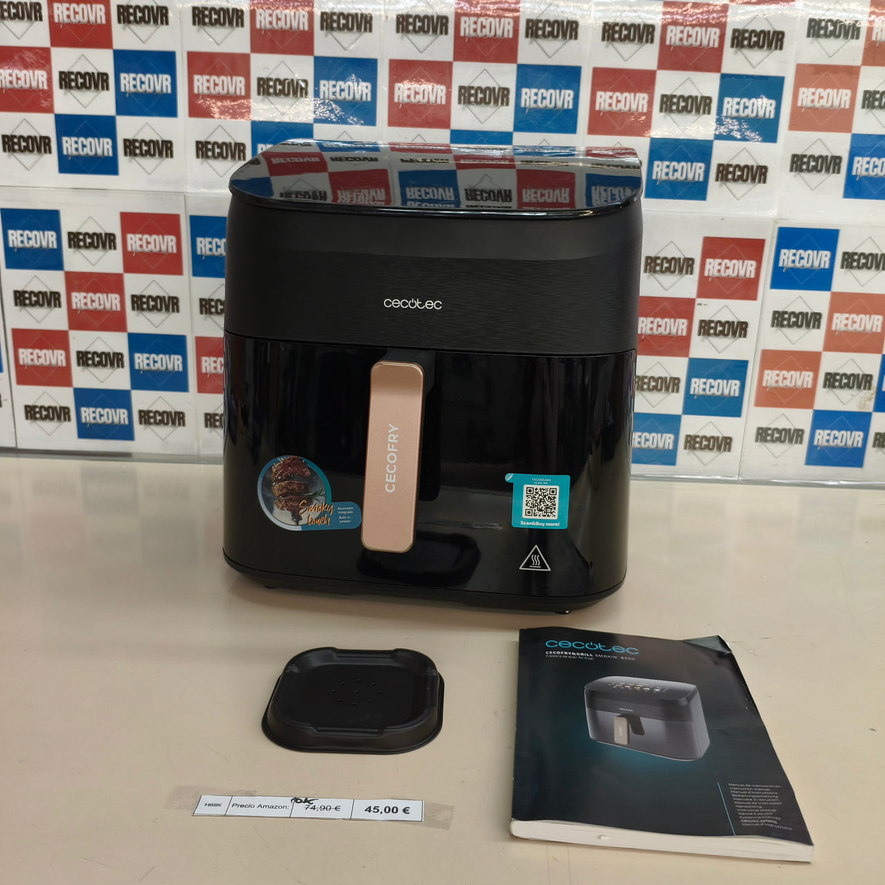 Cecotec Cecofry&Grill 8500: freidora de aire con doble grill