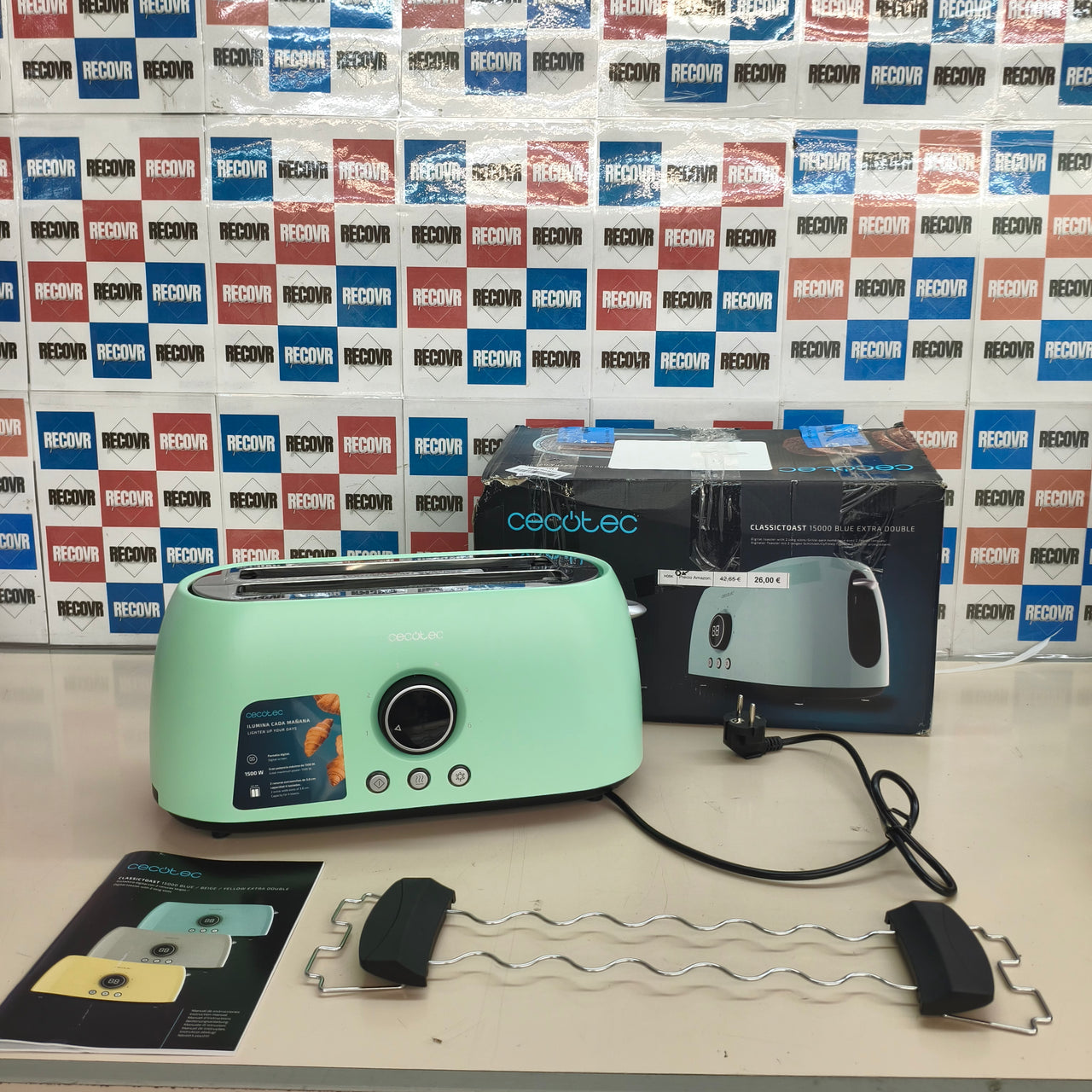 Cecotec ClassicToast 15000: tostadora de 1500 W para 4 tostadas