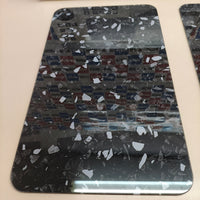 WENKO: placas protectoras de cocina de vidrio Mod Terrazo, juego de 2