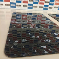 WENKO: placas protectoras de cocina de vidrio Mod Terrazo, juego de 2