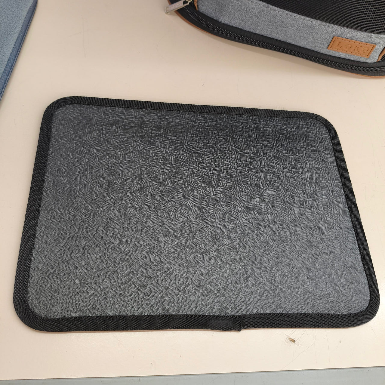 Lekesky: mochila transportín expandible para gatos y perros, gris (XL)