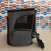 Lekesky: mochila transportín expandible para gatos y perros, gris (XL)