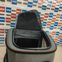 Lekesky: mochila transportín expandible para gatos y perros, gris (XL)