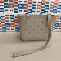 Simple Modern: bolso de playa impermeable de goma, Almond Birch