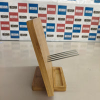 Lifewit: bloqueador de bambú de 20 cm con 20 pines para crochet