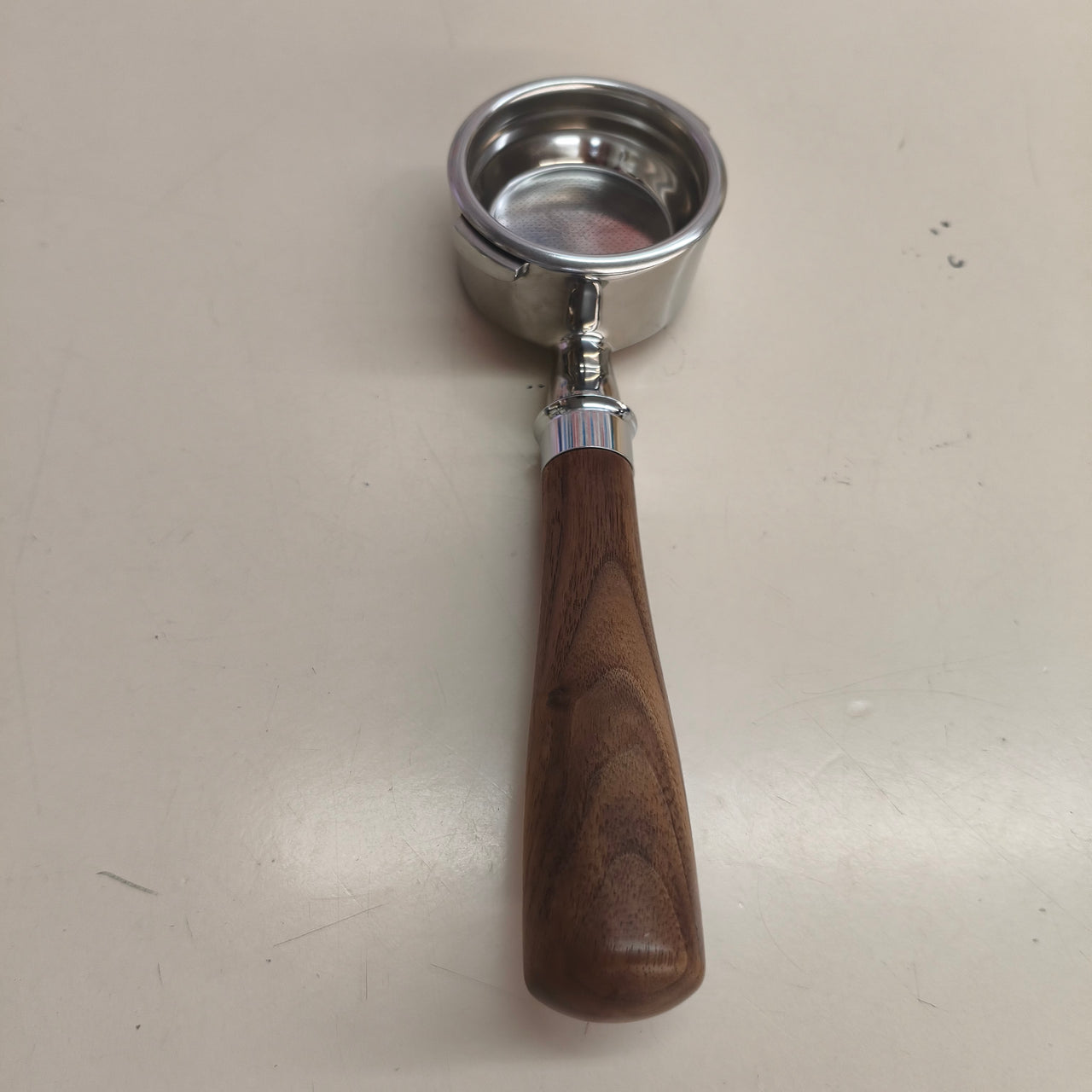 CAPFEI: portafiltro de 54 mm para Sage/Breville con mango de nogal