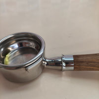 CAPFEI: portafiltro de 54 mm para Sage/Breville con mango de nogal