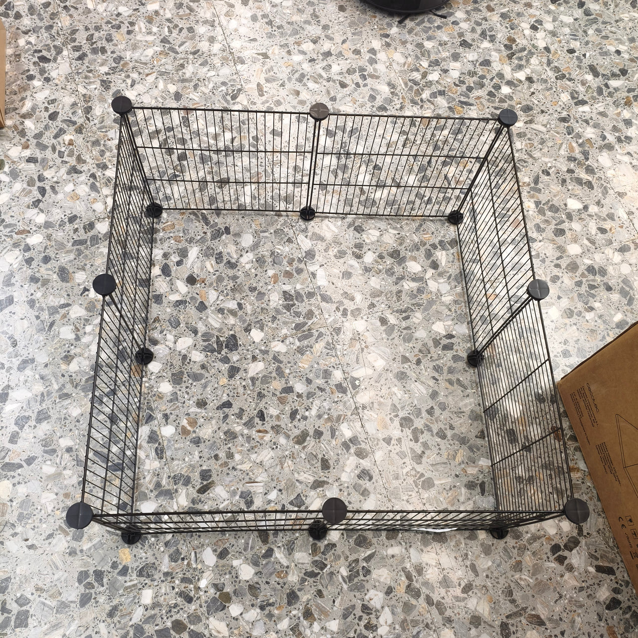 Kerbl Pet Recinto Exterior Hopsi, 12 Mallas de 35x35cm Cada una, Flexible y Extensible, fácil de Montar, Sistema de conexión
