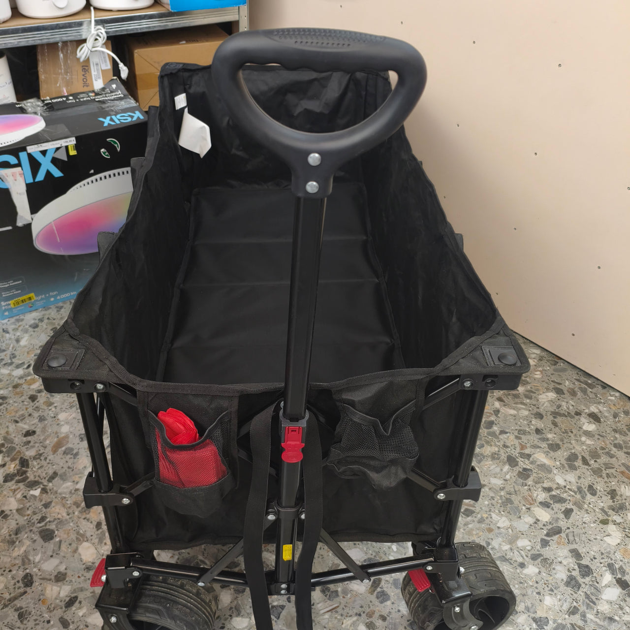 Morpilot: carro plegable de 220 L con ruedas todoterreno y montaje rápido en 4 direcciones