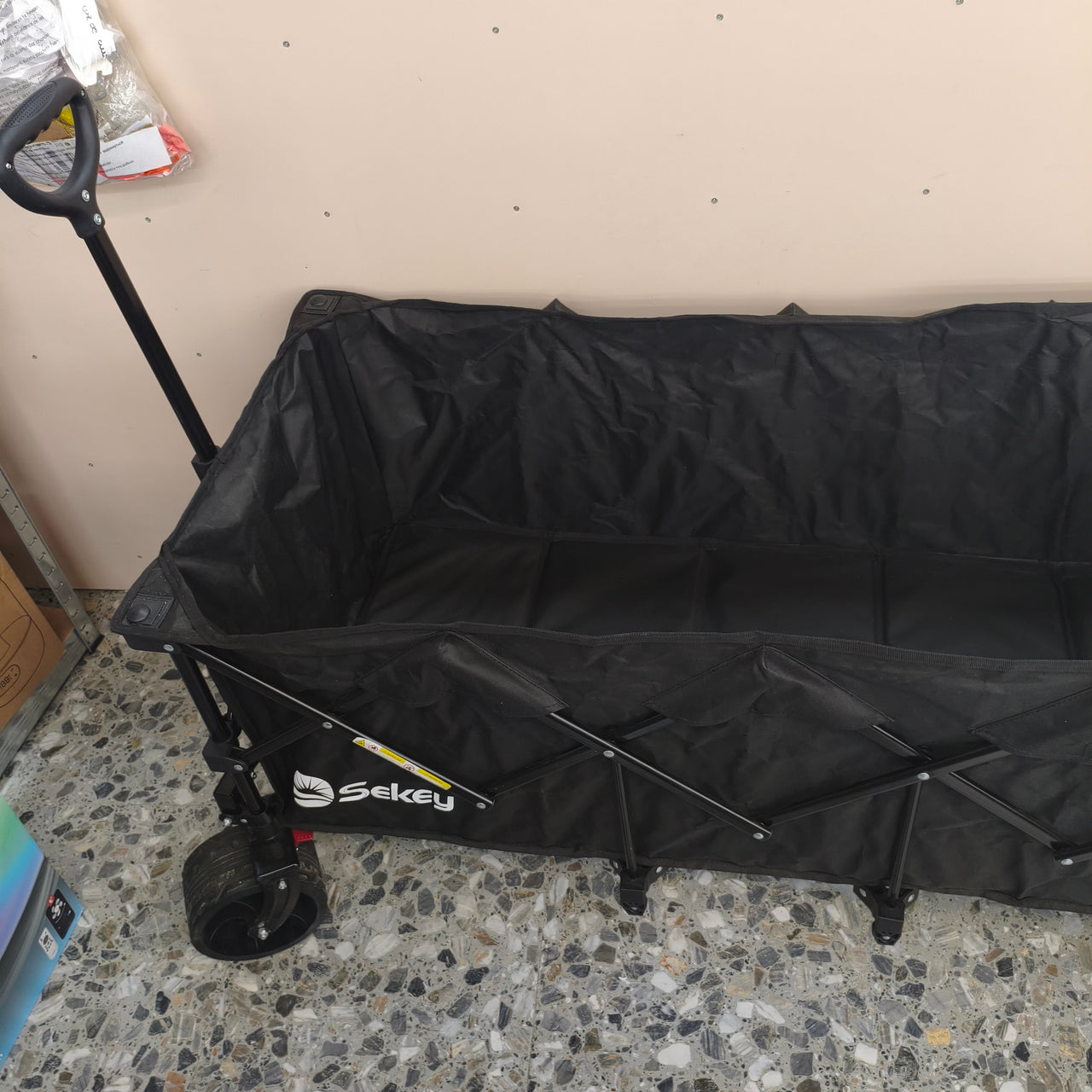 Morpilot: carro plegable de 220 L con ruedas todoterreno y montaje rápido en 4 direcciones