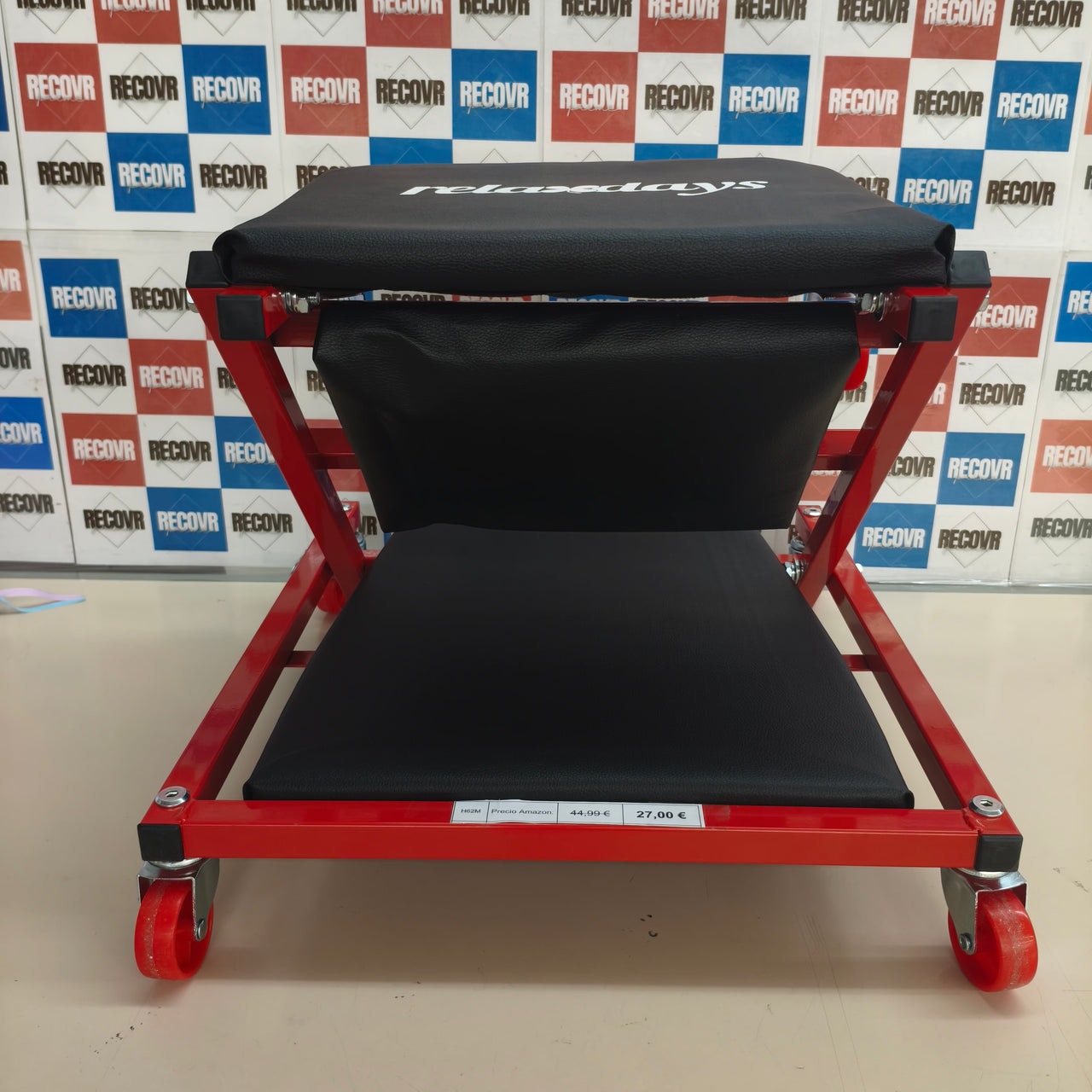 Relaxdays: camilla mecánica convertible en asiento, hasta 150 kg