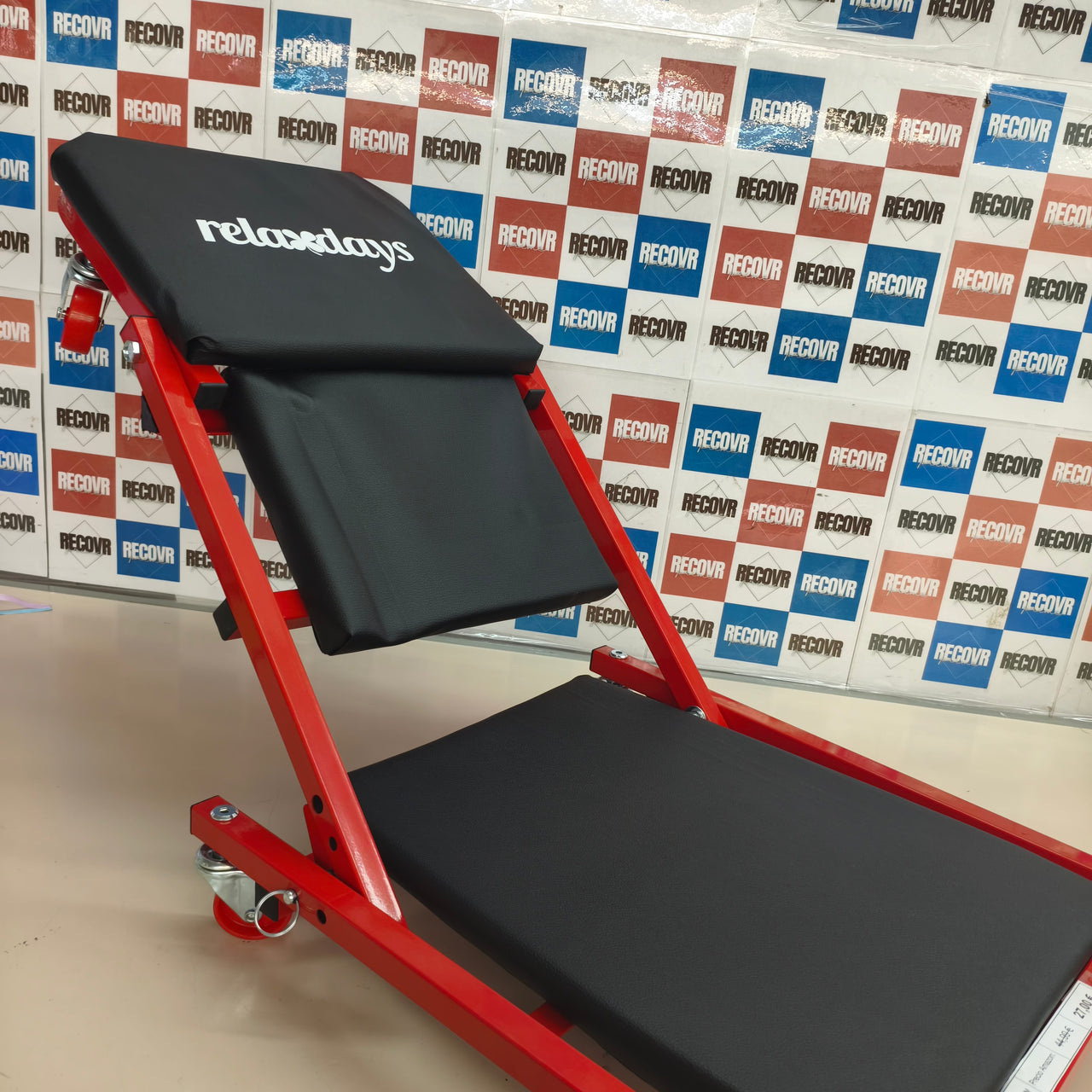 Relaxdays: camilla mecánica convertible en asiento, hasta 150 kg