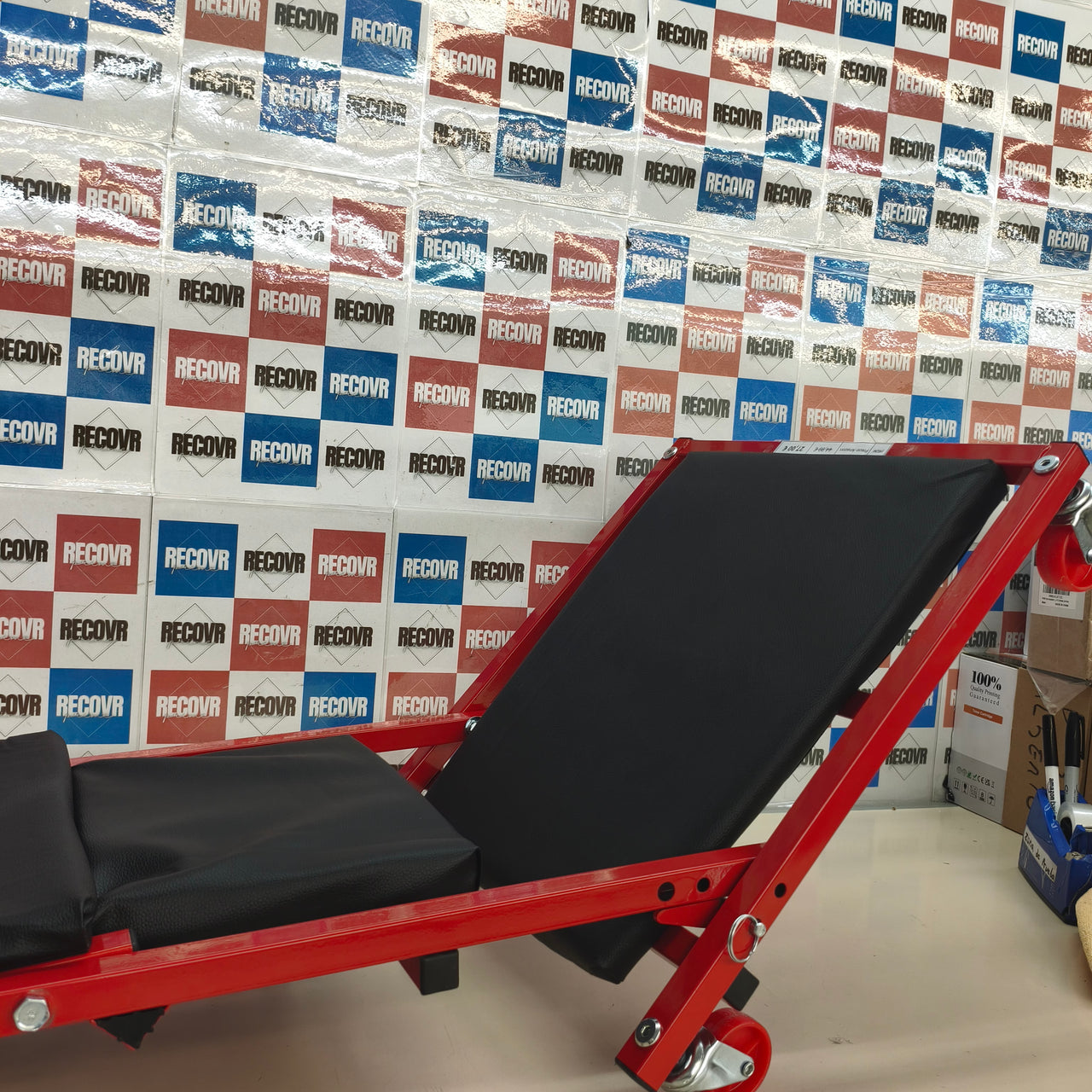 Relaxdays: camilla mecánica convertible en asiento, hasta 150 kg
