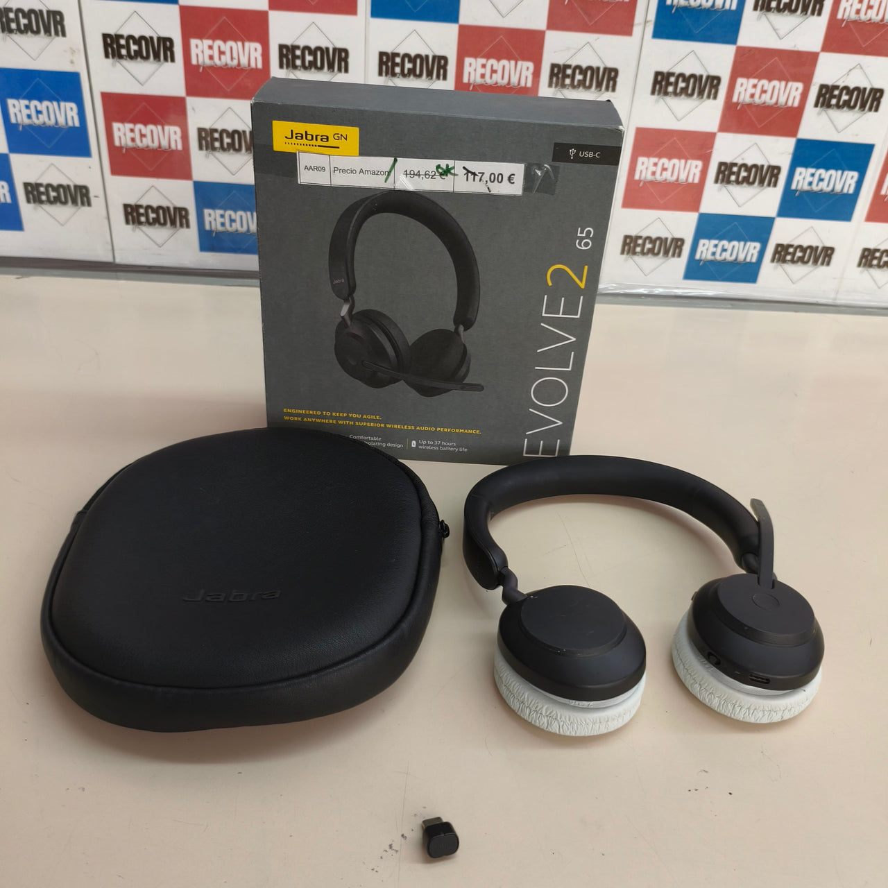 Jabra Evolve2 65 Auriculares Inalámbricos Estéreo PC Cancelación de Ruido